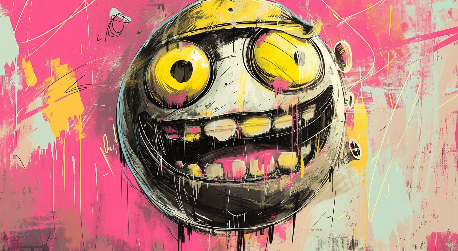 26 ball pink yellow